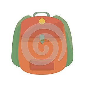 Schoolboy backpack. school supplies. camping backpack.